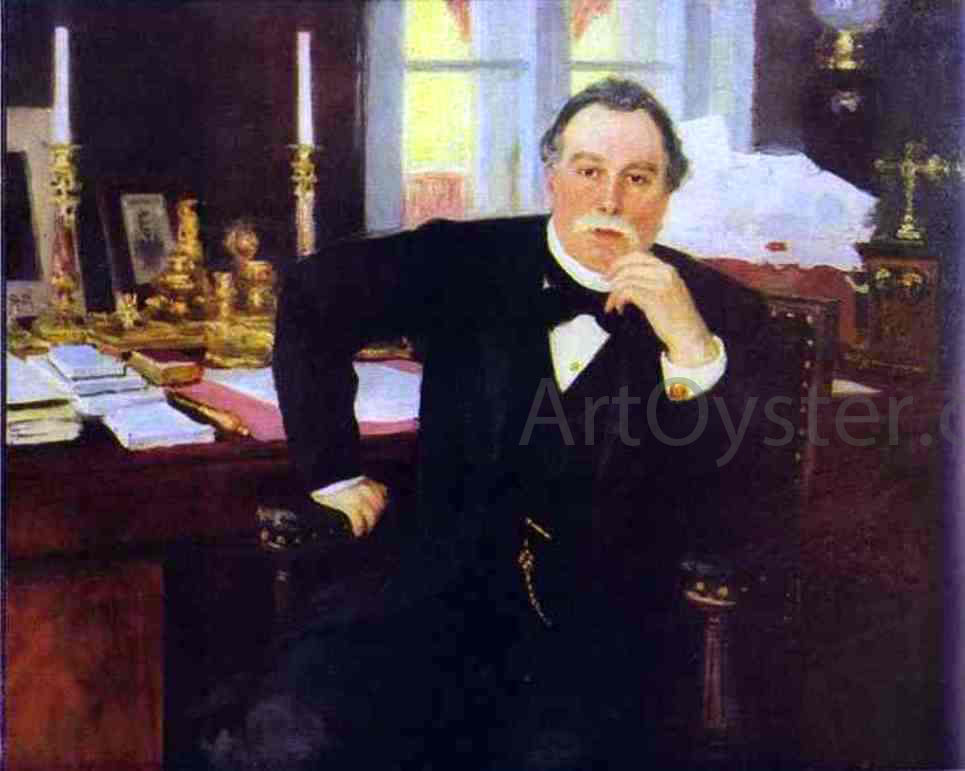Ilia Efimovich Repin Portrait of V. K. Pleve - Canvas Print