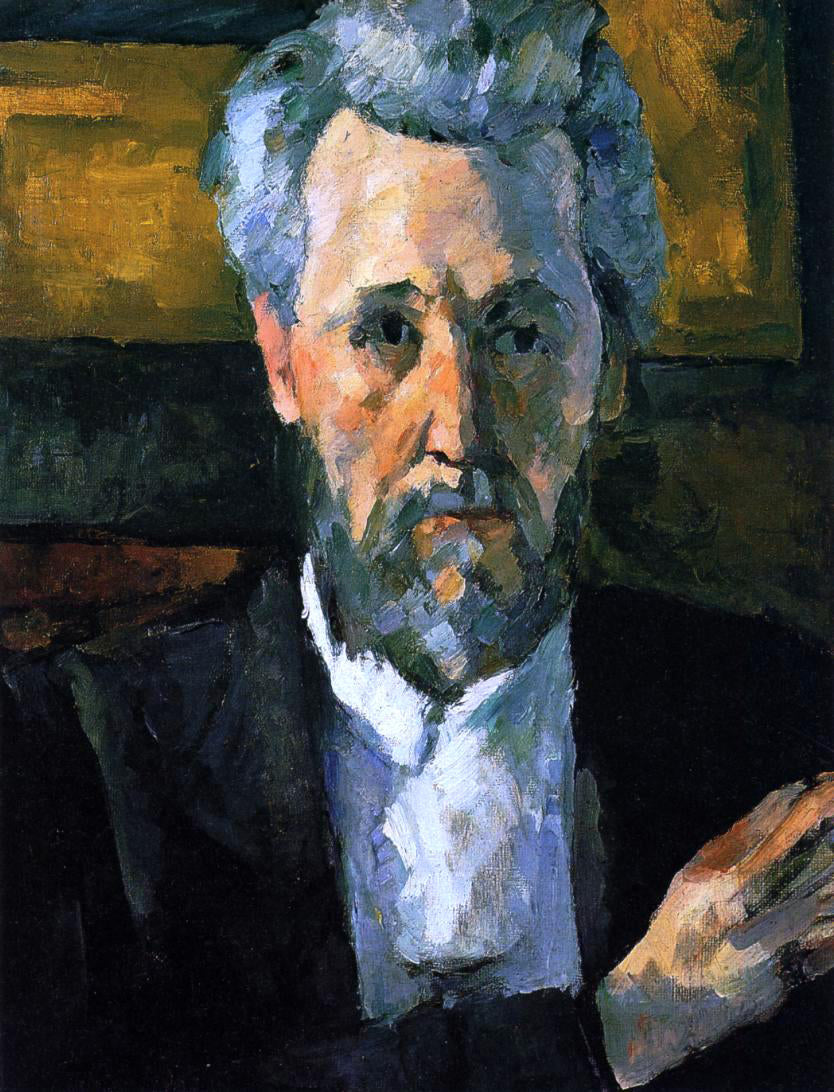 Paul Cezanne A Portrait of Victor Chocquet - Canvas Print