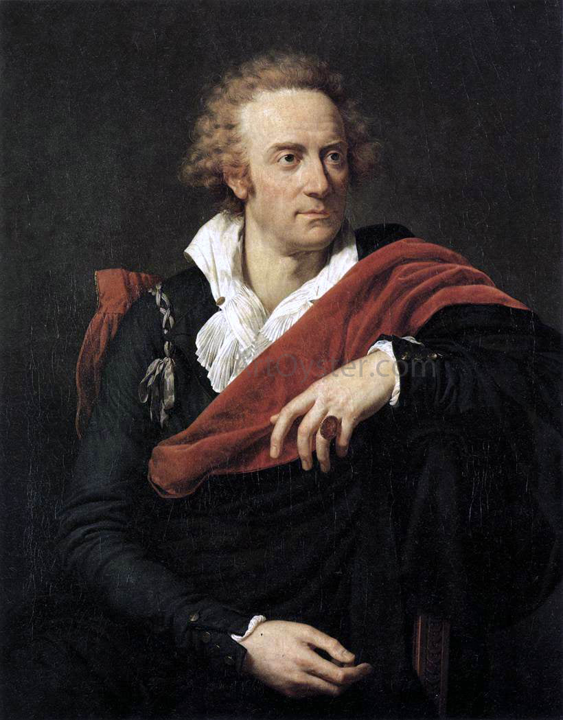 Francois-Xavier Fabre Portrait of Vittorio Alfieri - Canvas Print