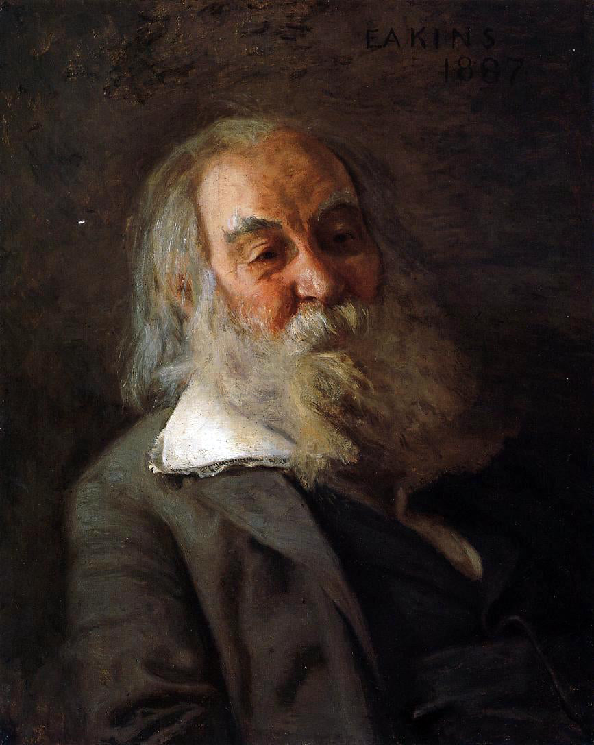 Thomas Eakins Portrait of Walt Whitman - Canvas Print