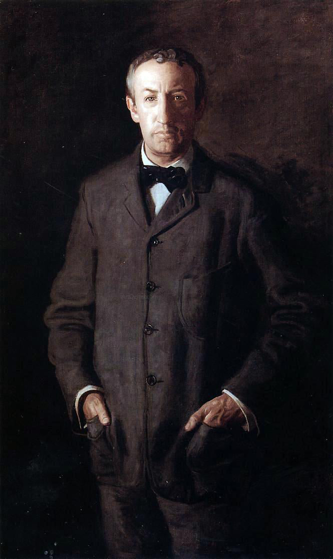 Thomas Eakins Portrait of William B. Kurtz - Canvas Print