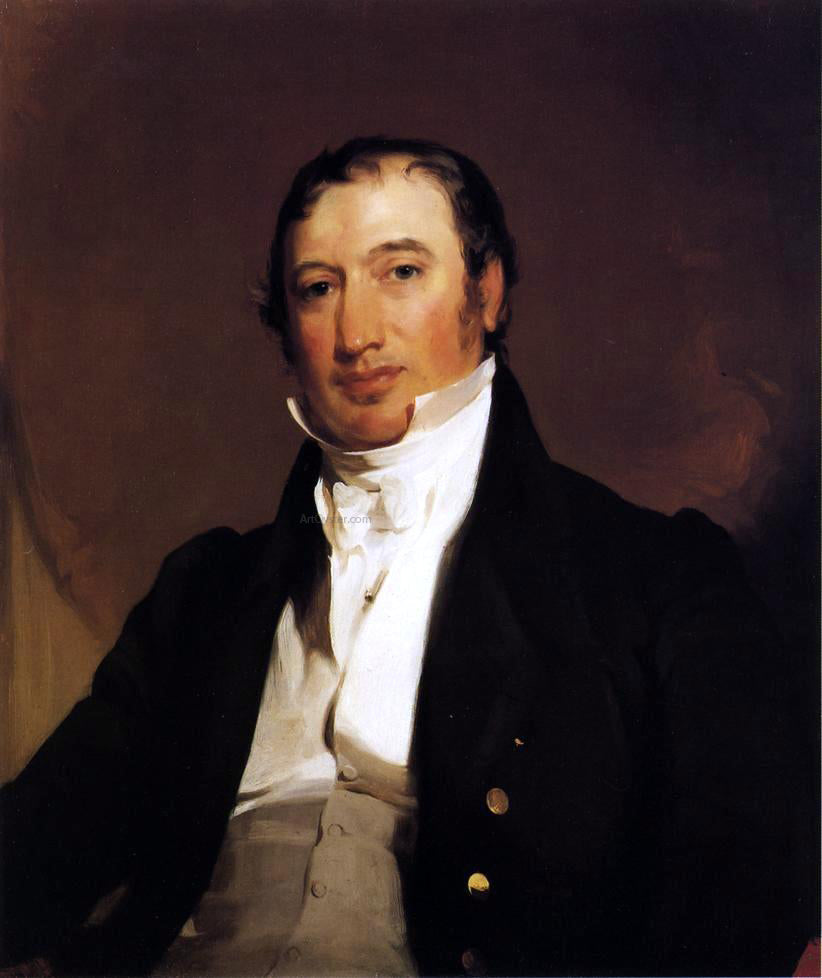 Thomas Sully Portrait of William Brown - Canvas Print