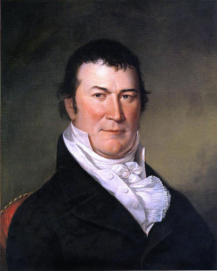 Charles Willson Peale Portrait of William Harris Crawford - Canvas Print