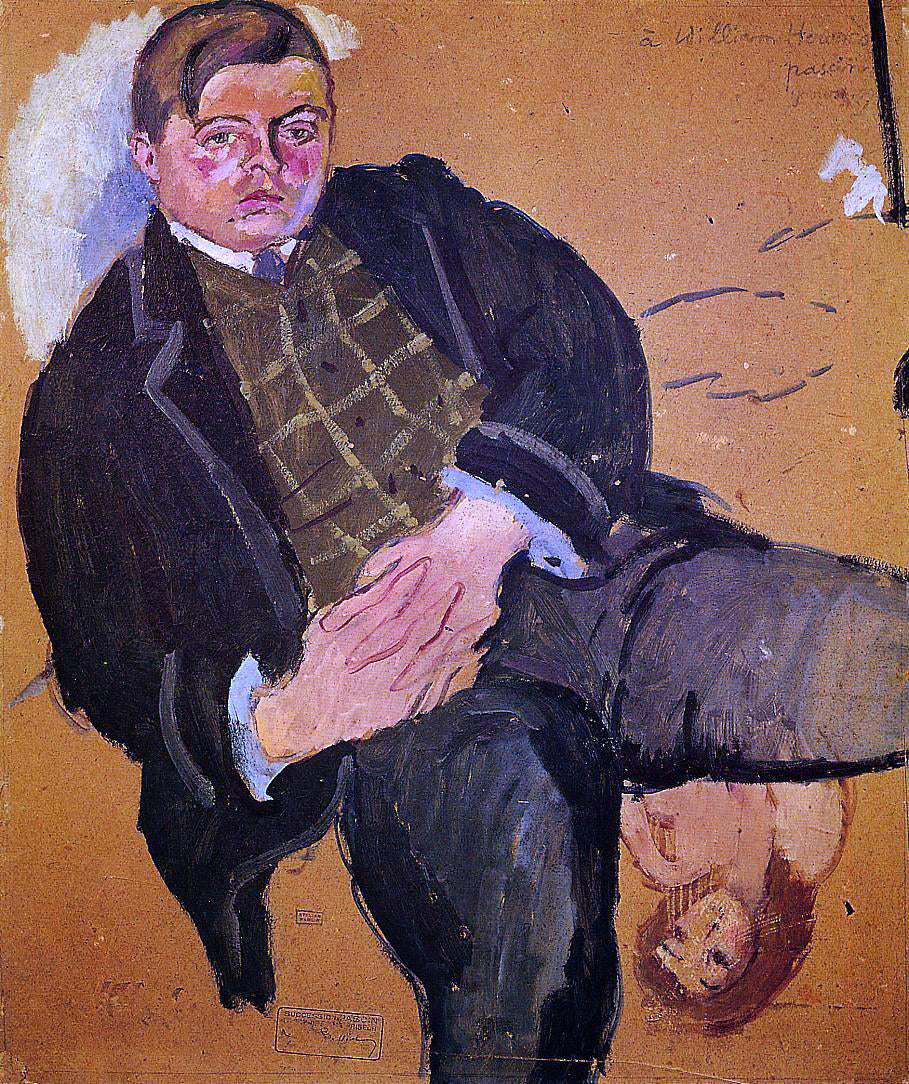 Jules Pascin Portrait of William Howard - Canvas Print