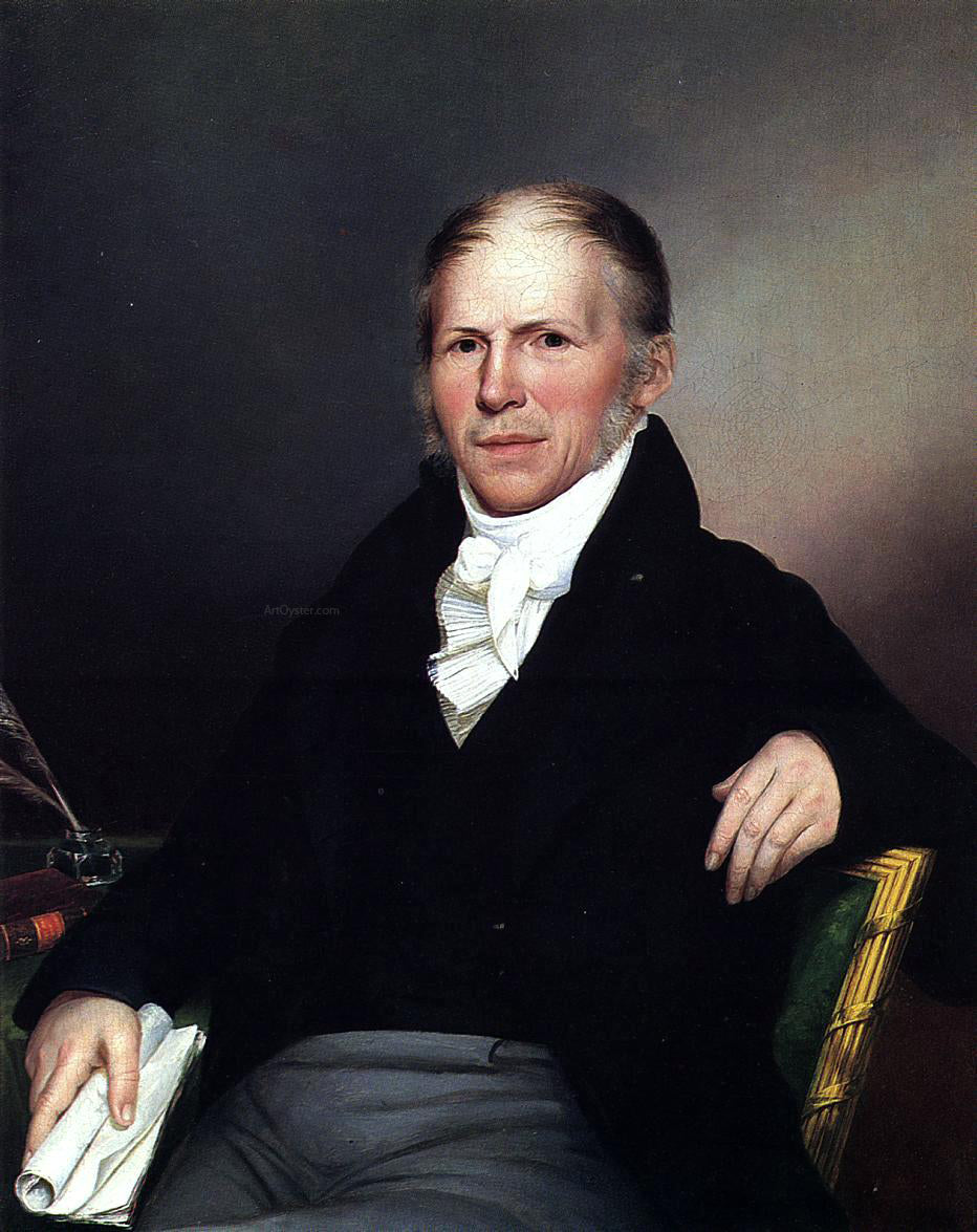 James Peale Portrait of William Young - Canvas Print