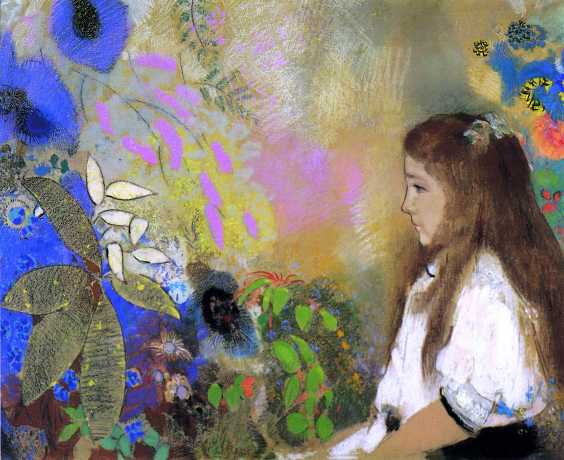 Odilon Redon Portrait of Yseult Fayet - Canvas Print