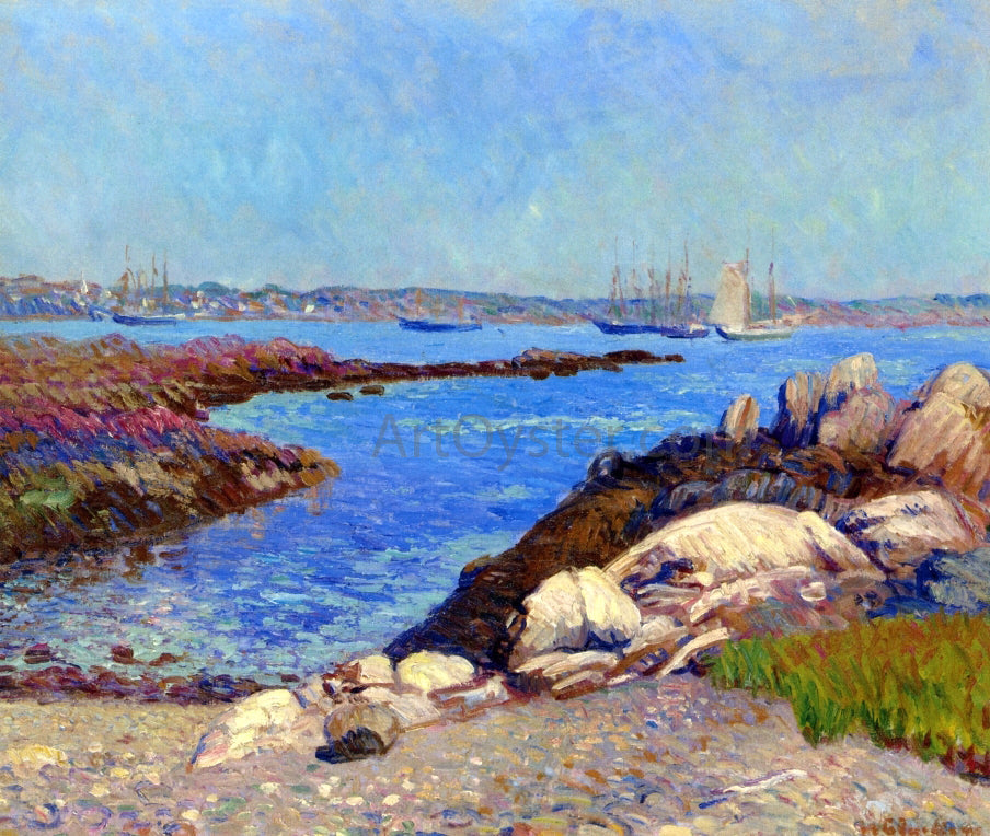 William James Glackens Portsmouth Harbor, New Hampshire - Canvas Print