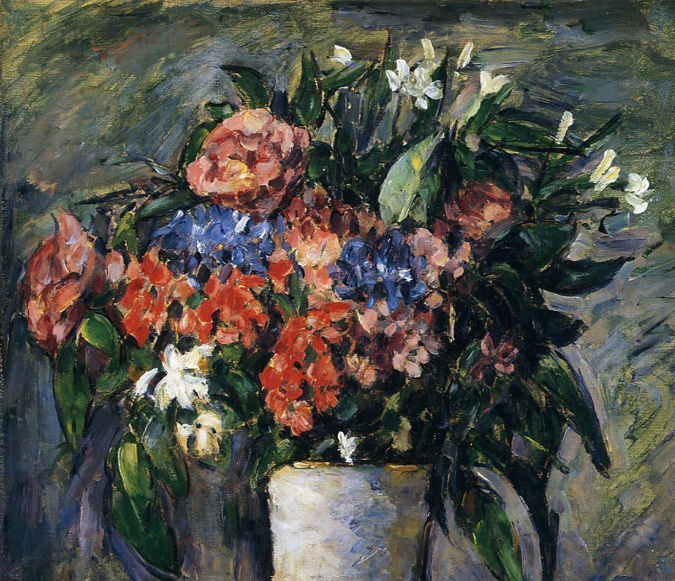 Paul Cezanne Pot of Flowers - Canvas Print