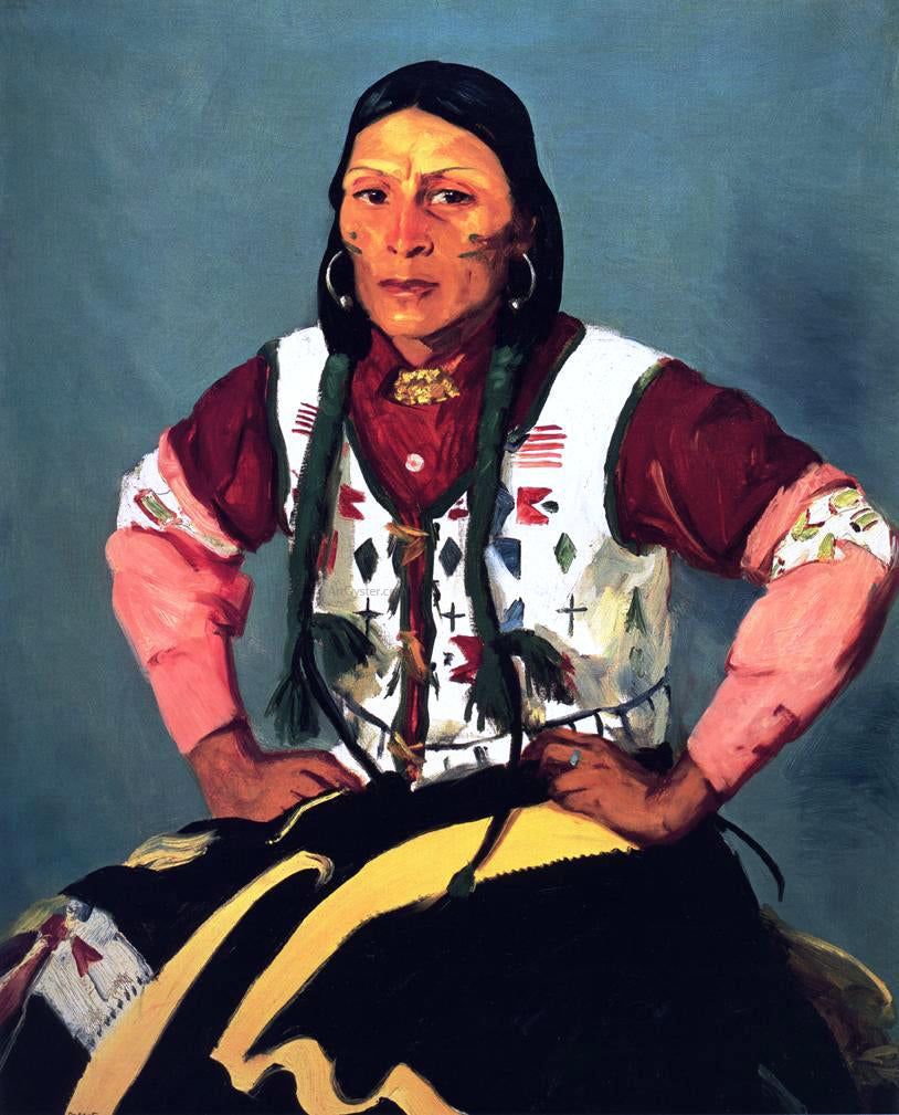 Robert Henri Po-Tse-Water Eagle - Canvas Print