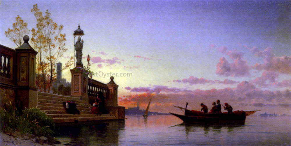 Hermann Solomon Corrodi Prayers At Dawn - Canvas Print