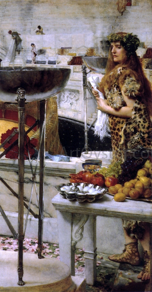 Sir Lawrence Alma-Tadema Preparation in the Colosseum - Canvas Print