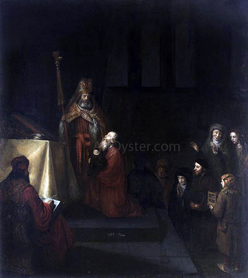 Abraham Van Dijck Presentation in the Temple - Canvas Print