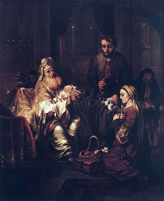 Gerbrand Van den Eeckhout Presentation in the Temple - Canvas Print