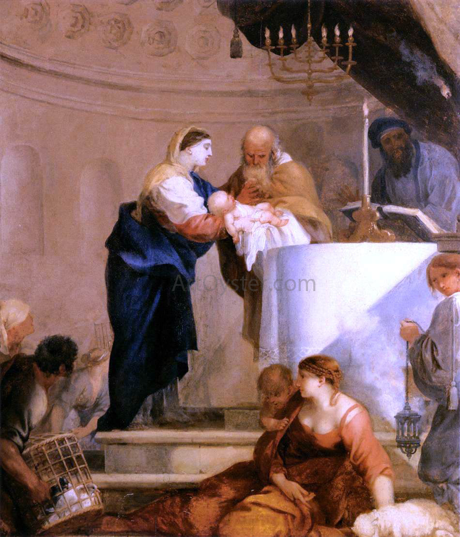 Sebastien Bourdon Presentation in the Temple - Canvas Print