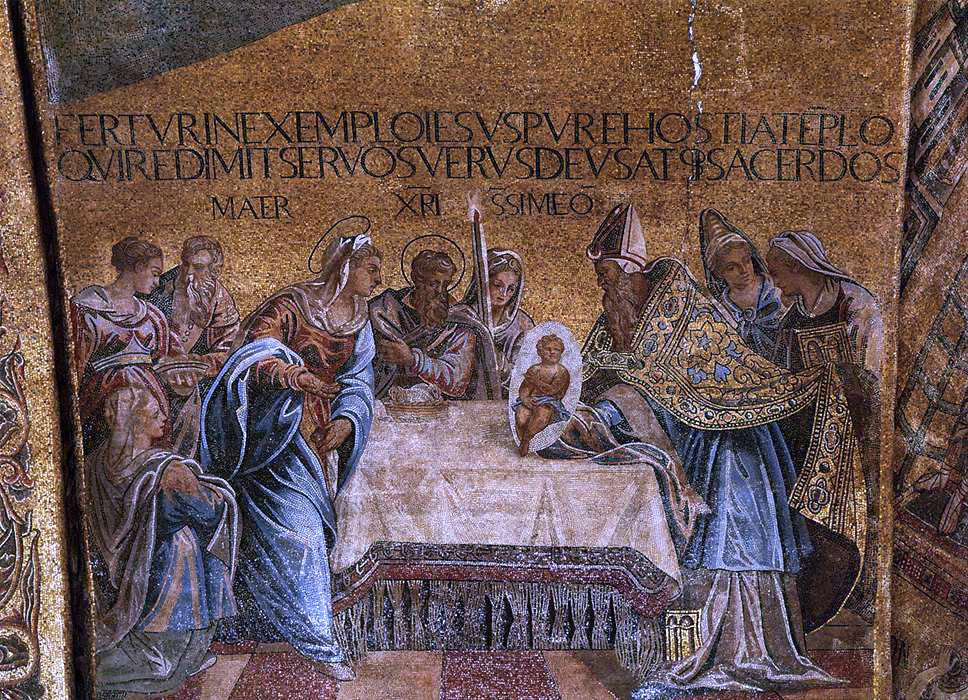 Domenico Robusti Presentation of Christ in the Temple - Canvas Print