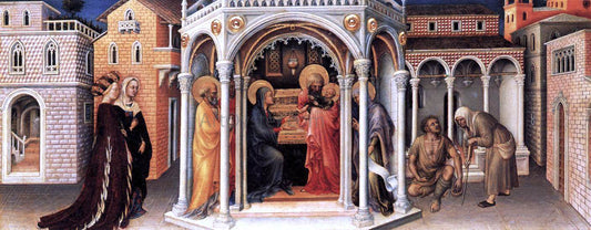 Gentile Da Fabriano Presentation of Christ in the Temple - Canvas Print