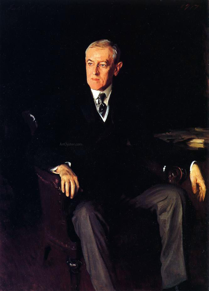 John Singer Sargent President Woodrow Wilson - Canvas Print