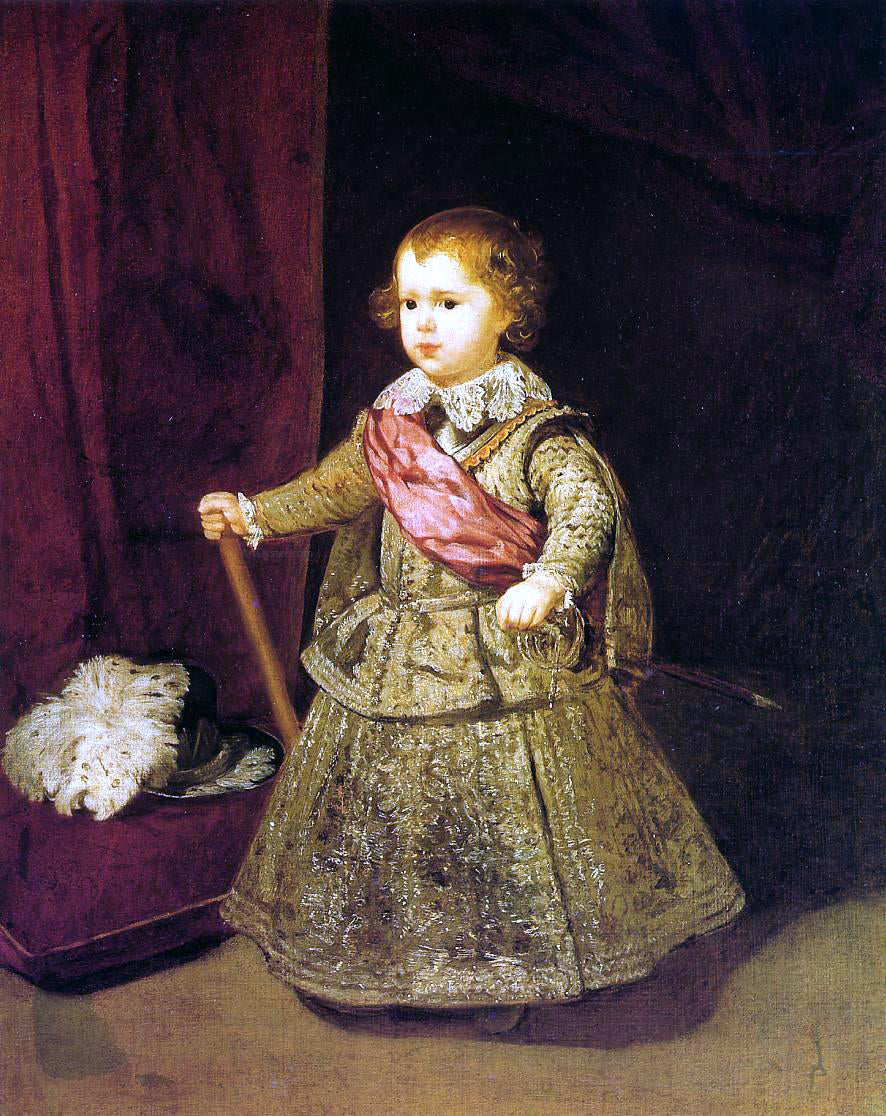 Diego Velazquez Price Baltasar Carlos - Canvas Print