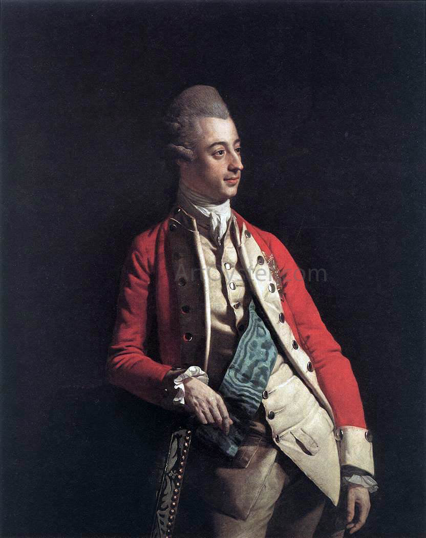 Johann Zoffany Prince Ernest Gottlob Albert of Mecklenburg-Strelitz - Canvas Print