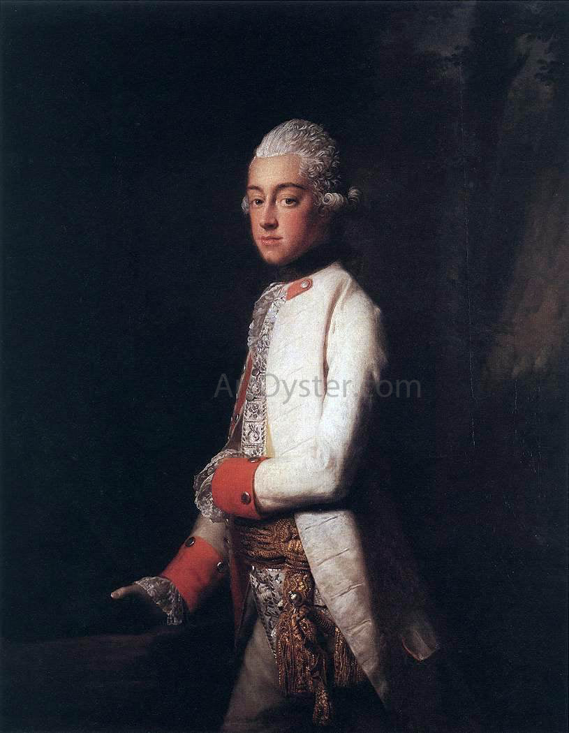 Allan Ramsay Prince George Augustus of Mecklenburg-Strelitz - Canvas Print