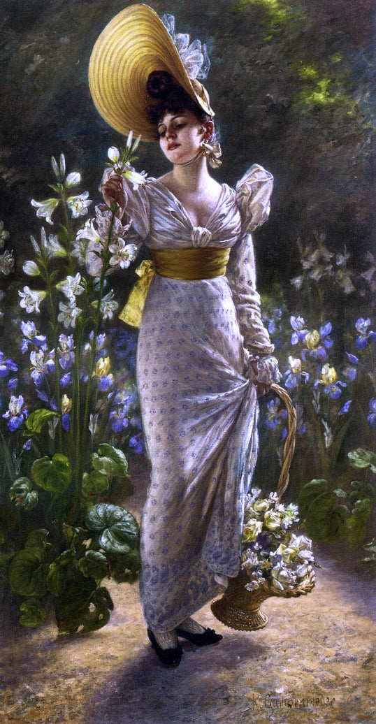 Karl Gampenrieder Princess Elvina of Bavaria - Canvas Print