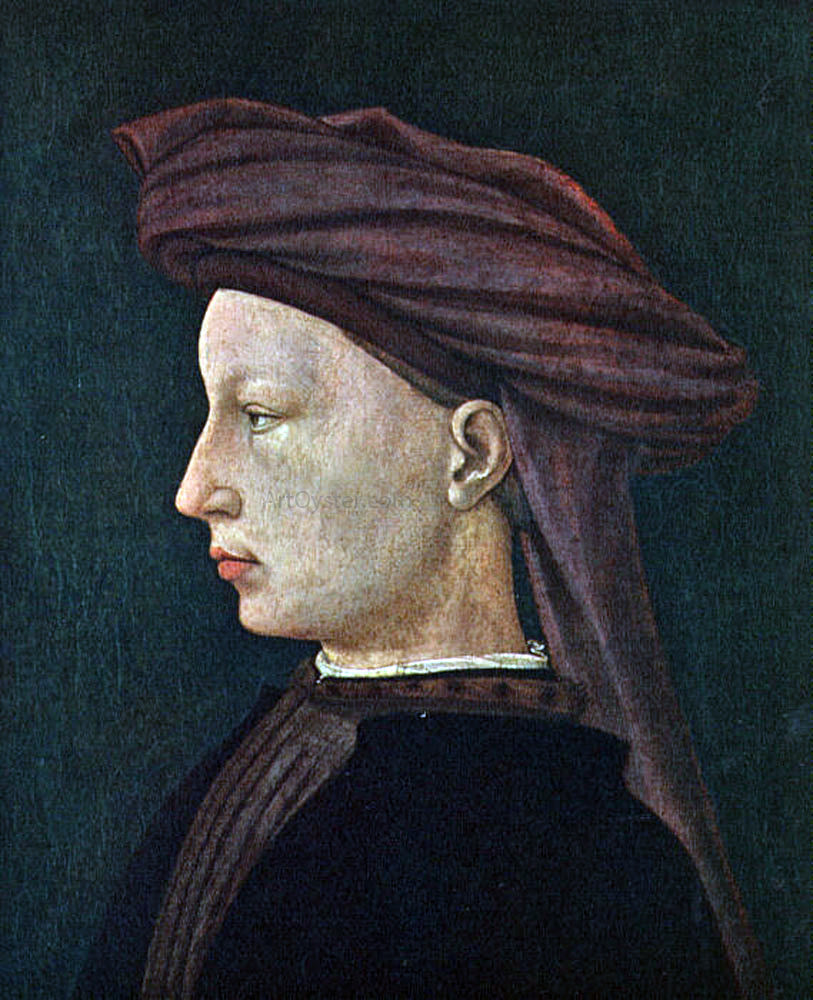 Masaccio Profile Portrait of a Young Man - Canvas Print