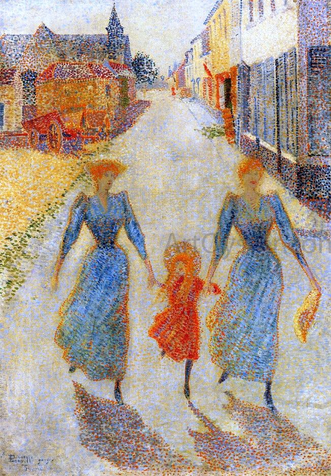 Leon-Louis Dardenne Promenade in Tervueren, Belgium - Canvas Print