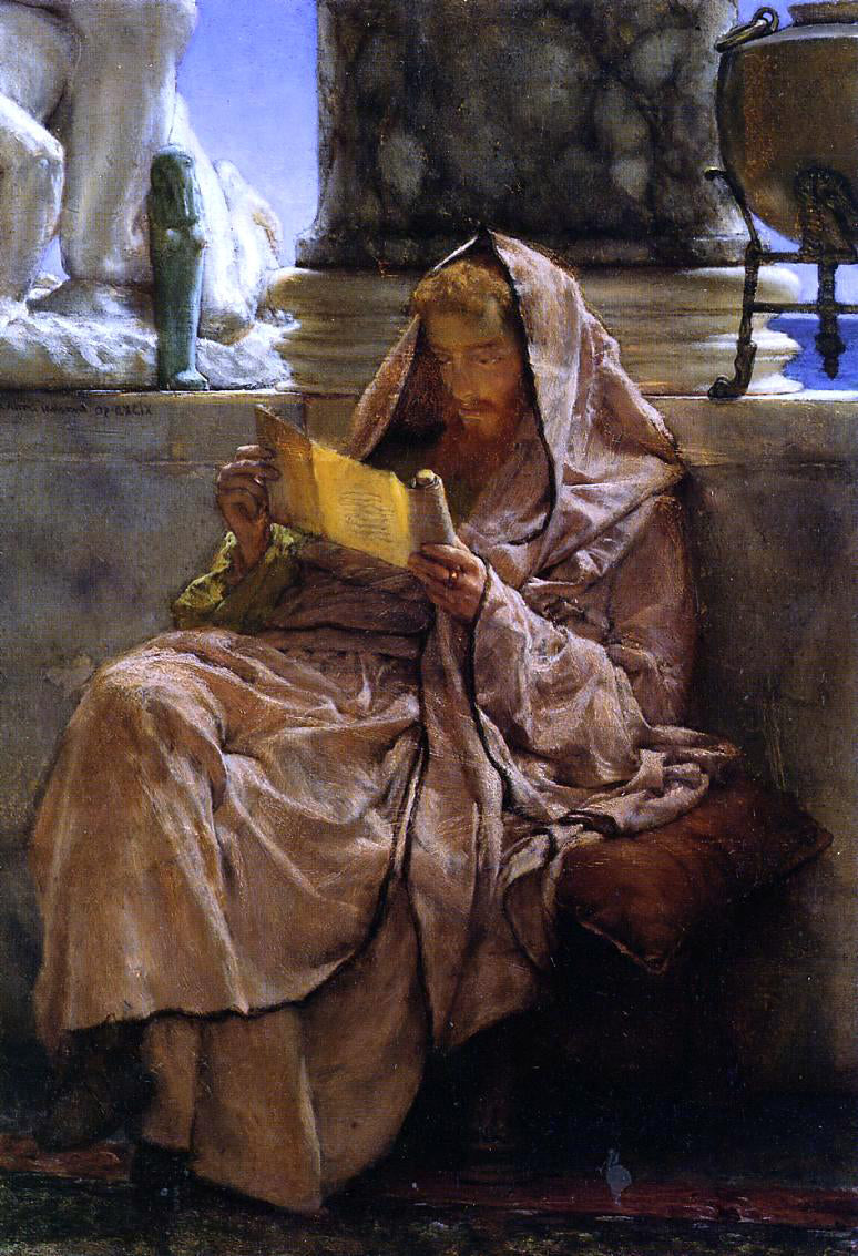 Sir Lawrence Alma-Tadema Prose - Canvas Print
