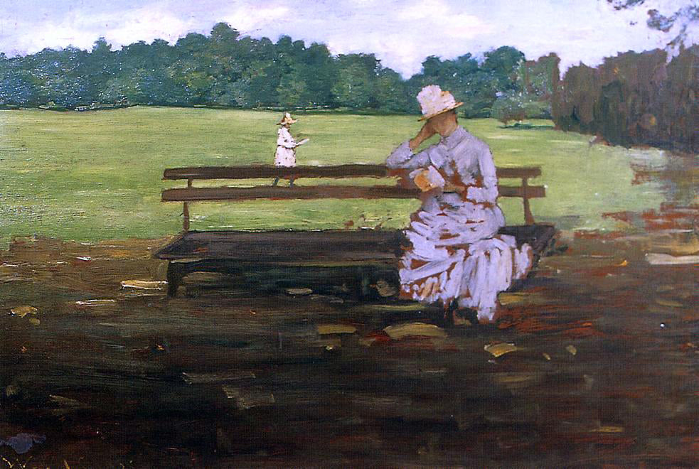 William Merritt Chase Prospect Park, Brooklyn - Canvas Print