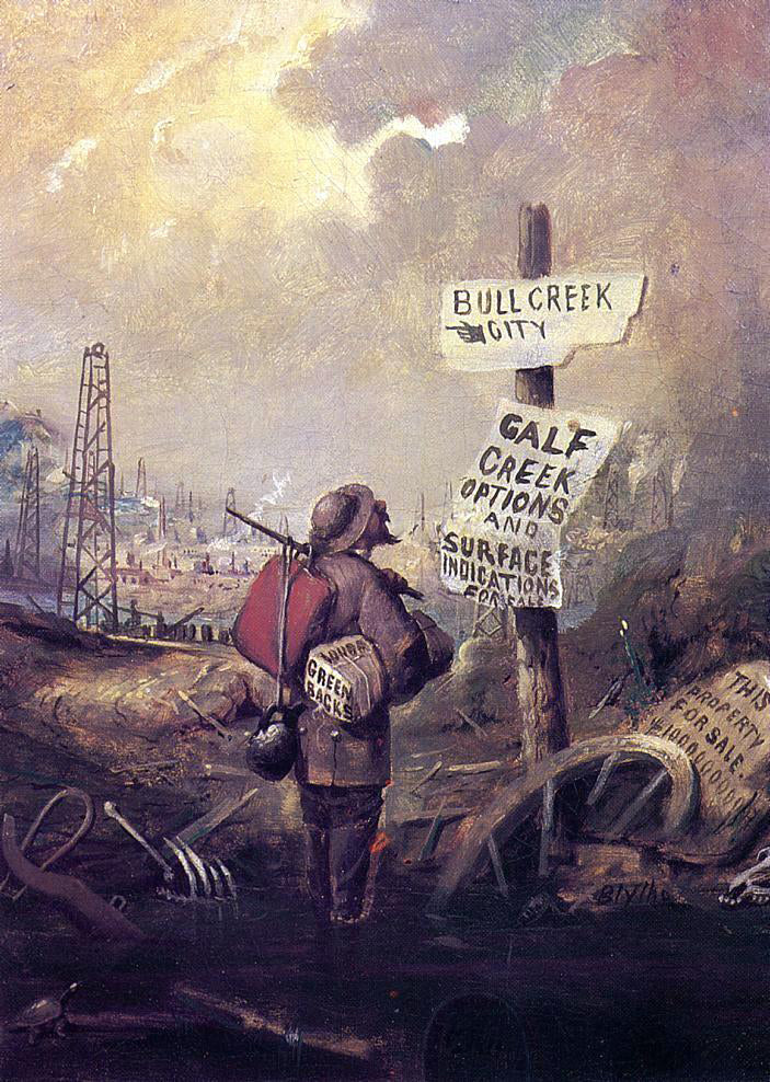 David Gilmore Blythe Prospecting - Canvas Print