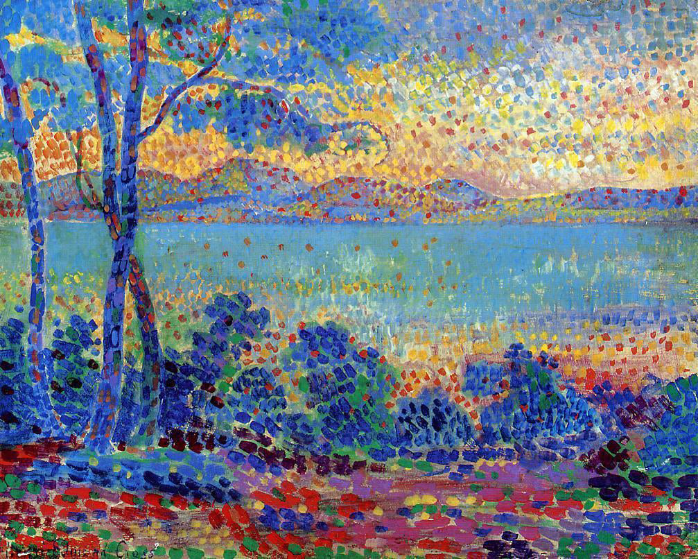 Henri Edmond Cross Provence Landscape - Canvas Print