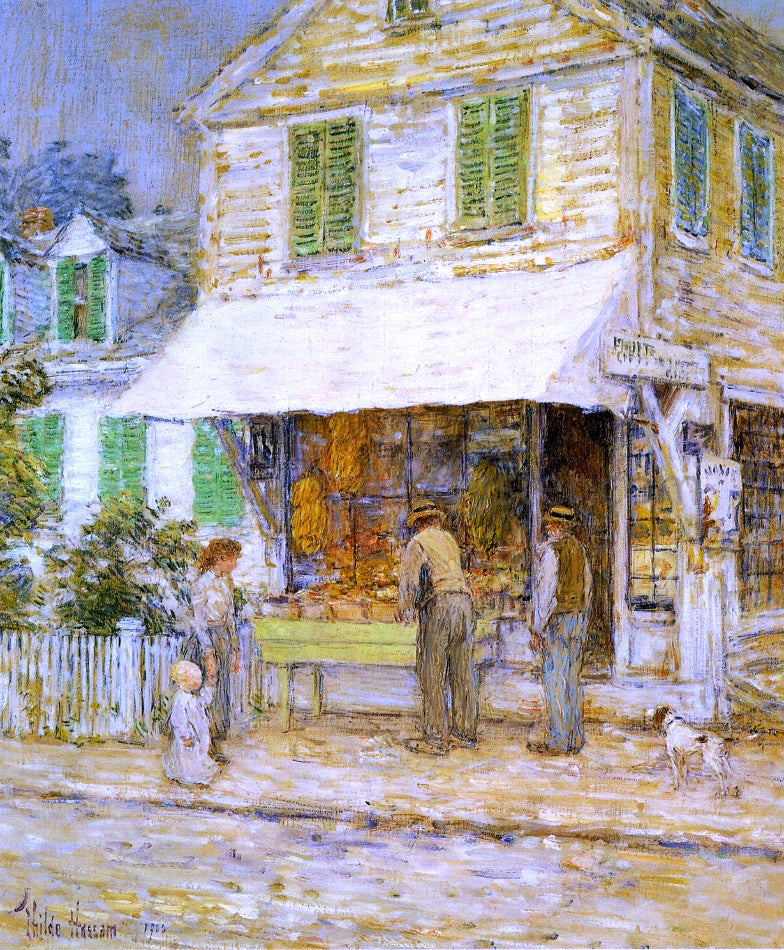 Frederick Childe Hassam Provincetown Grocery Store - Canvas Print