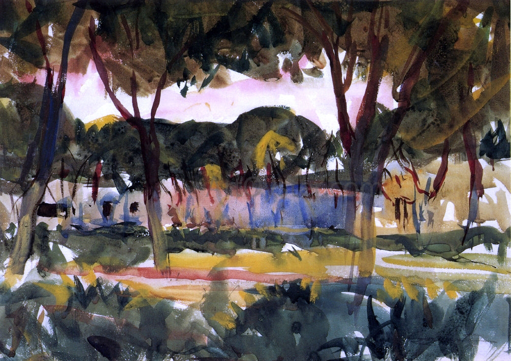 Charles Webster Hawthorne A Public Square, Zaragozza - Canvas Print