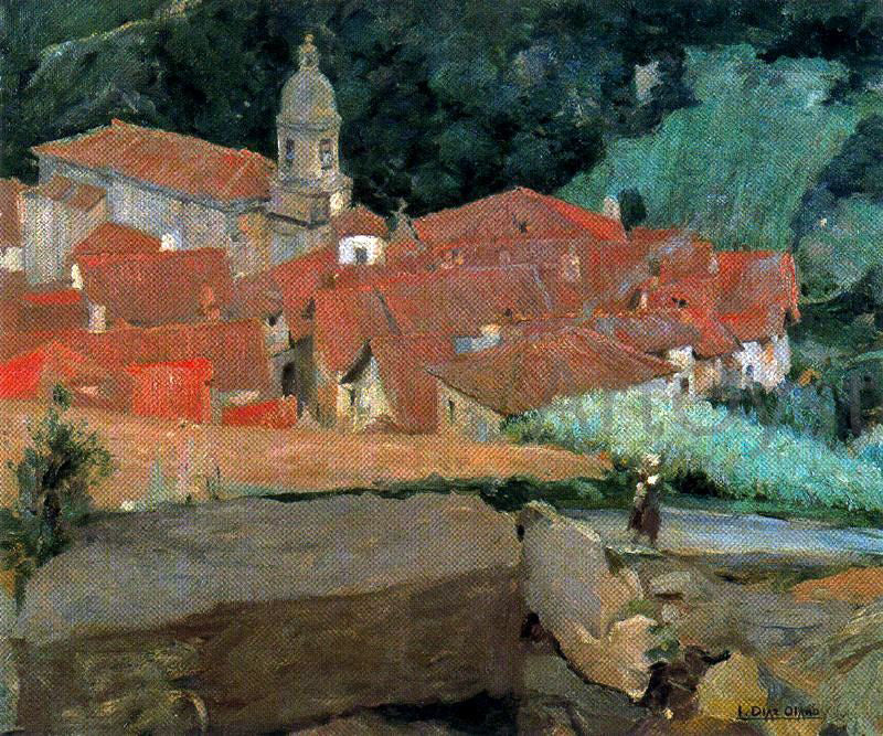 Ignacio Diaz Olano Pueblo - Canvas Print