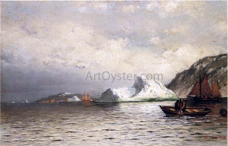 William Bradford Pulling in the Nets - Canvas Print
