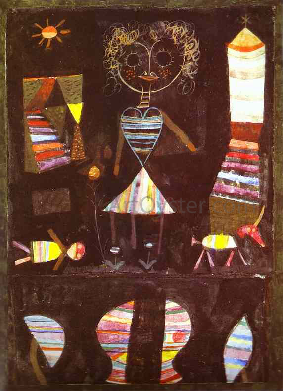 Paul Klee Puppet Theater - Canvas Print