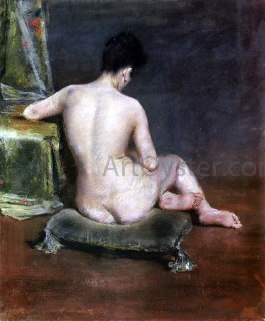 William Merritt Chase Pure (also known as The Model) - Canvas Print
