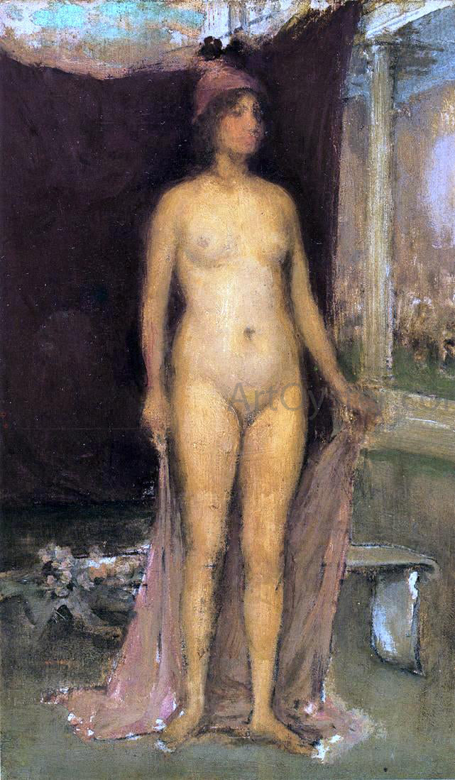 James McNeill Whistler Purple and Gold: Phryne the Superb! - Builder of Temples - Canvas Print