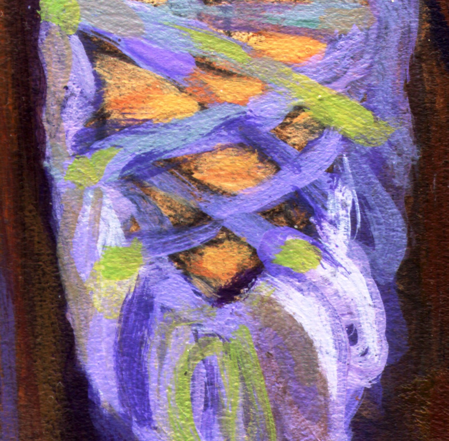 Our Original Collection Purple Dance Shoe - Canvas Print
