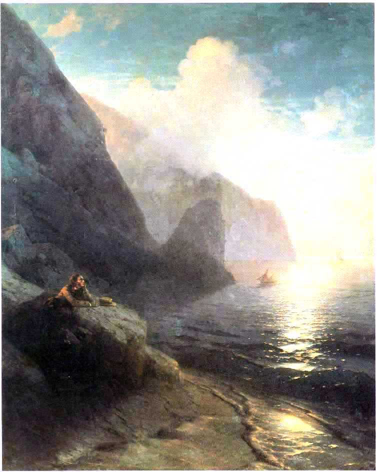 Ivan Constantinovich Aivazovsky Pushkin in Gurzuf - Canvas Print