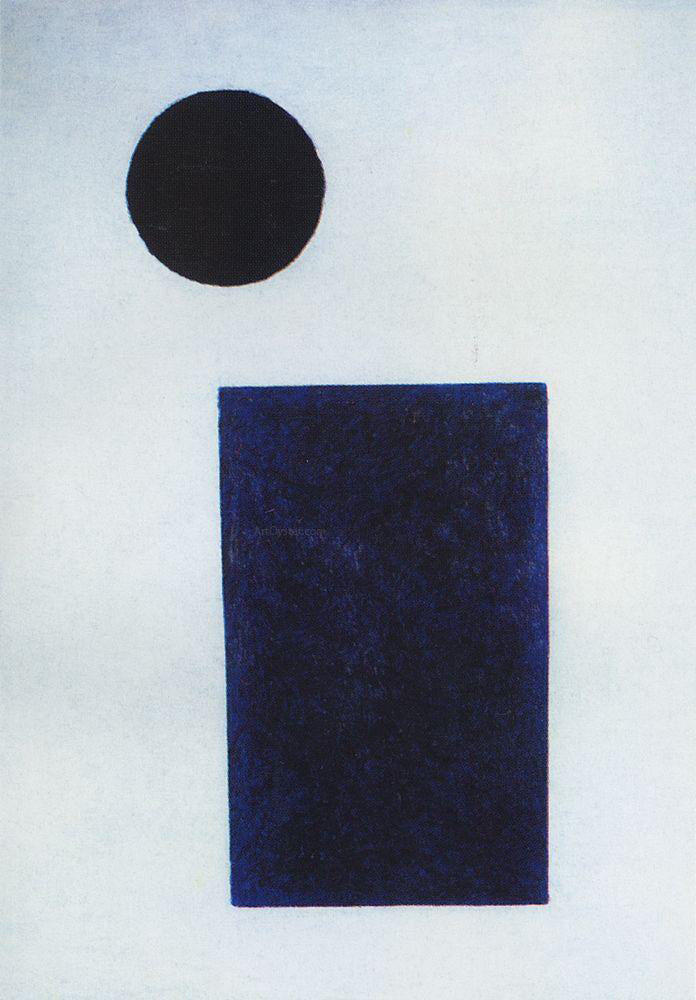 Kazimir Malevich Quadrilateral and the Circle - Canvas Print