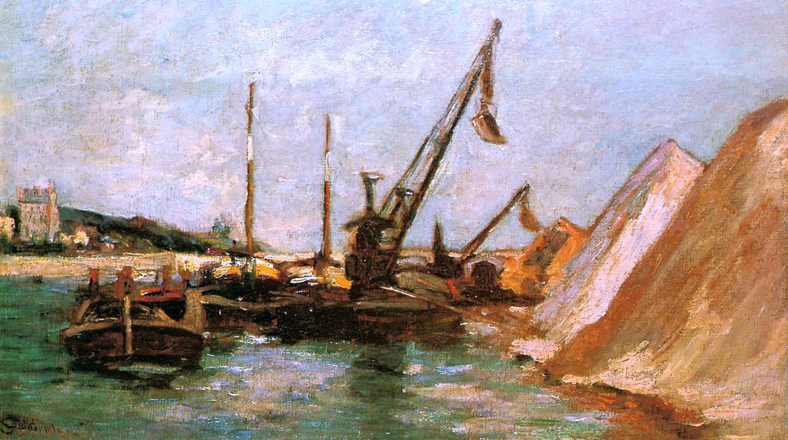Armand Guillaumin Quai de Bercey - Canvas Print