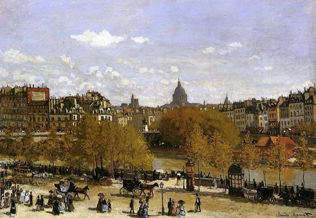 Claude Oscar Monet Quai du Louvre - Canvas Print