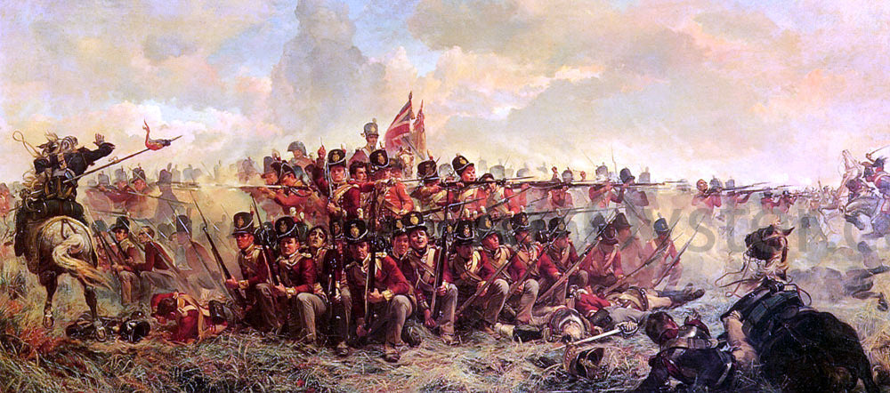 Elizabeth Thompson Quatre Bras, 1815 - Canvas Print