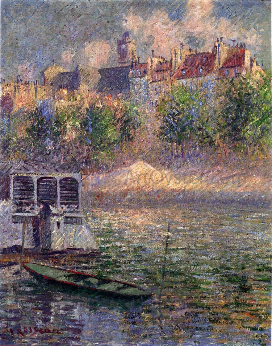 Gustave Loiseau Quay of the Hotel Deville in Paris - Canvas Print