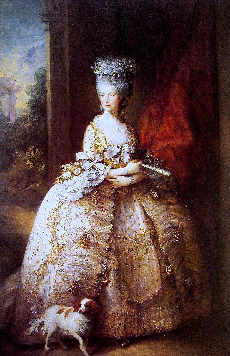 Thomas Gainsborough Queen Charlotte - Canvas Print