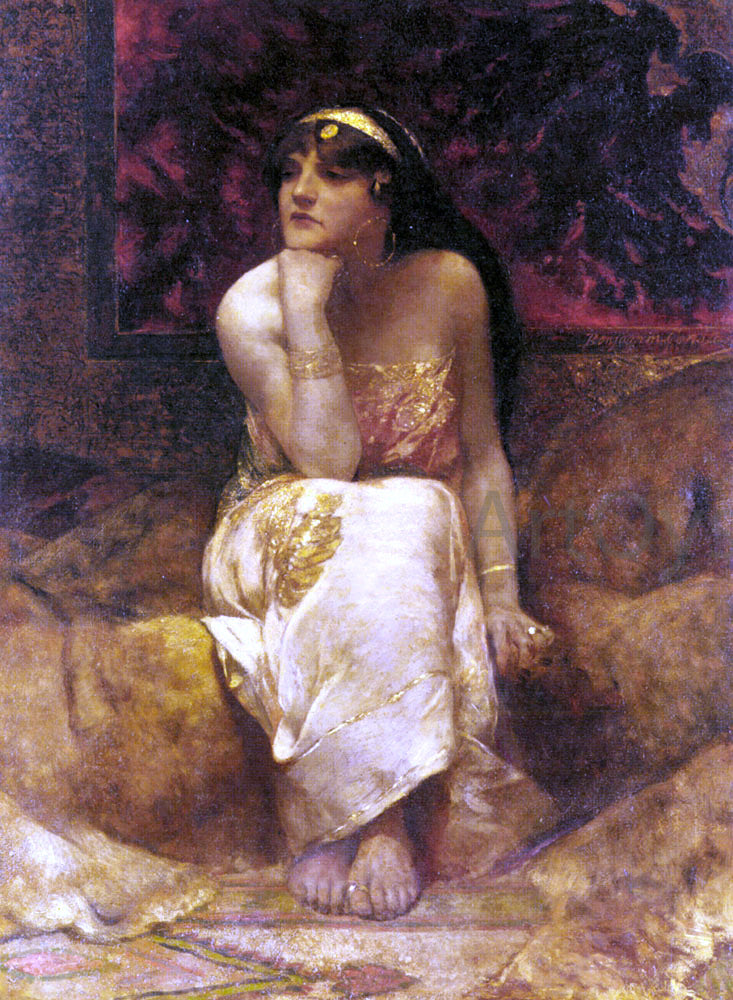 Jean-Joseph Benjamin Constant Queen Herodiade - Canvas Print