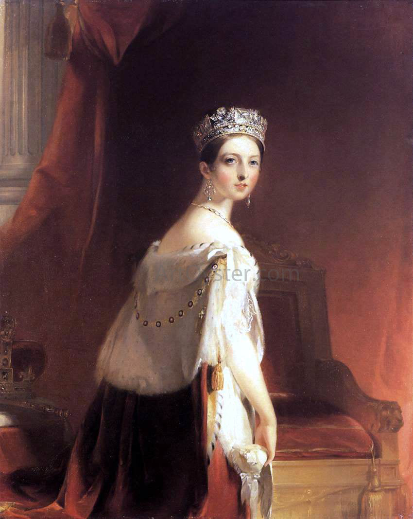 Thomas Sully Queen Victoria - Canvas Print