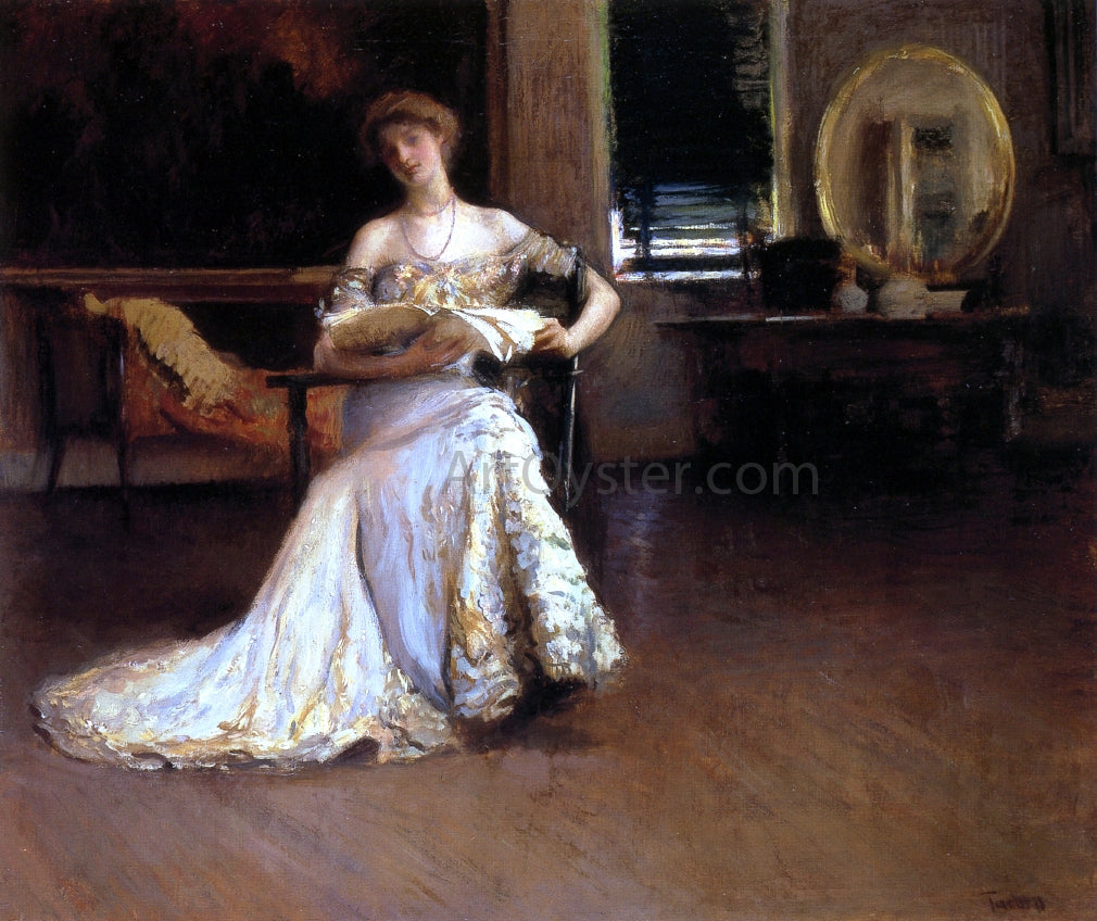 Edmund Tarbell Quiet Afternoon (also known as The Rehearsal) - Canvas Print