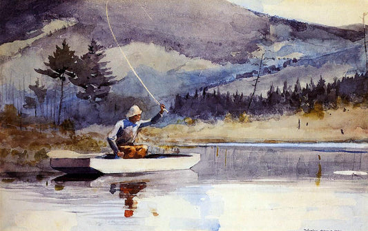 Winslow Homer Quiet Pool on a Sunny Day - Canvas Print